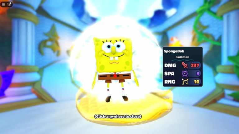 Spongebob Tower防御单元列表（发行）（2024年12月）