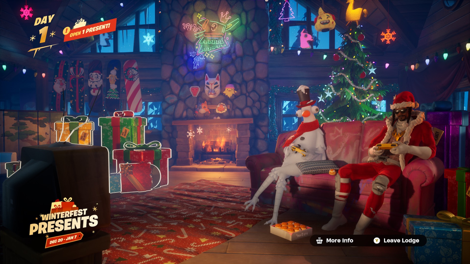 모든 Fortnite Winterfest 2024 선물 및 그 안에있는 것