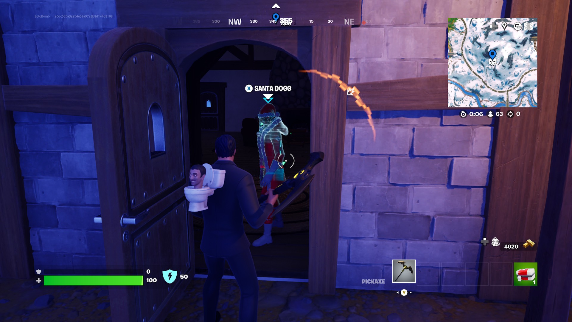 트레일을 따르고 Fortnite Winterfest 2024의 미지의 여행자에게 질문하는 방법