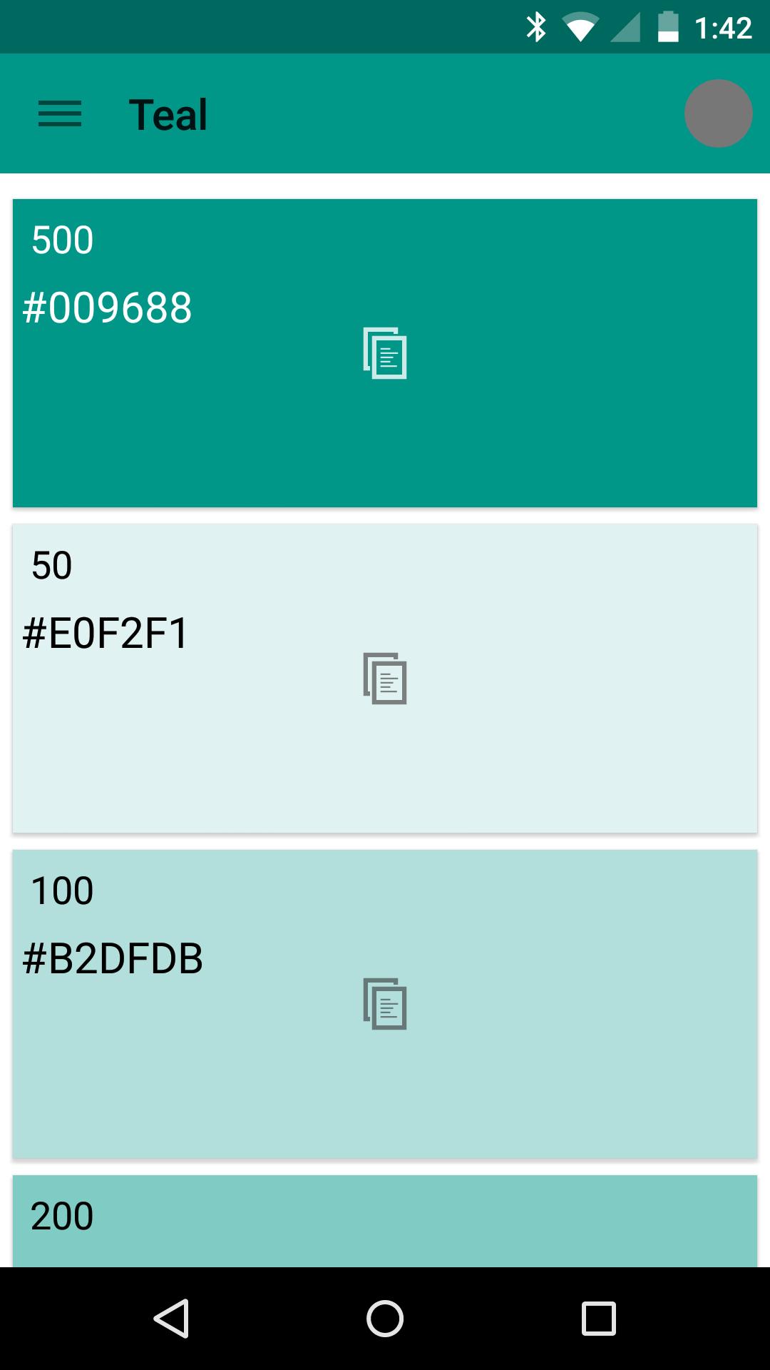 Material Cards
