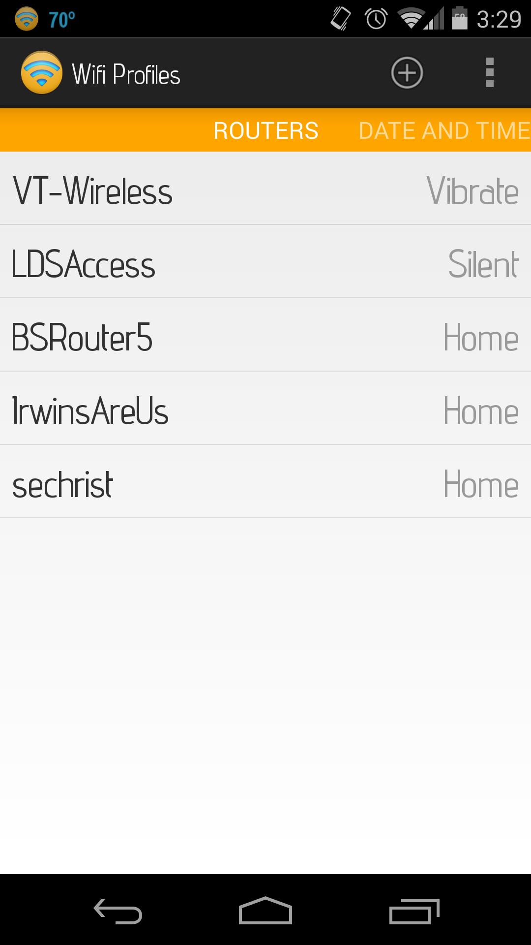 Wifi Profiles