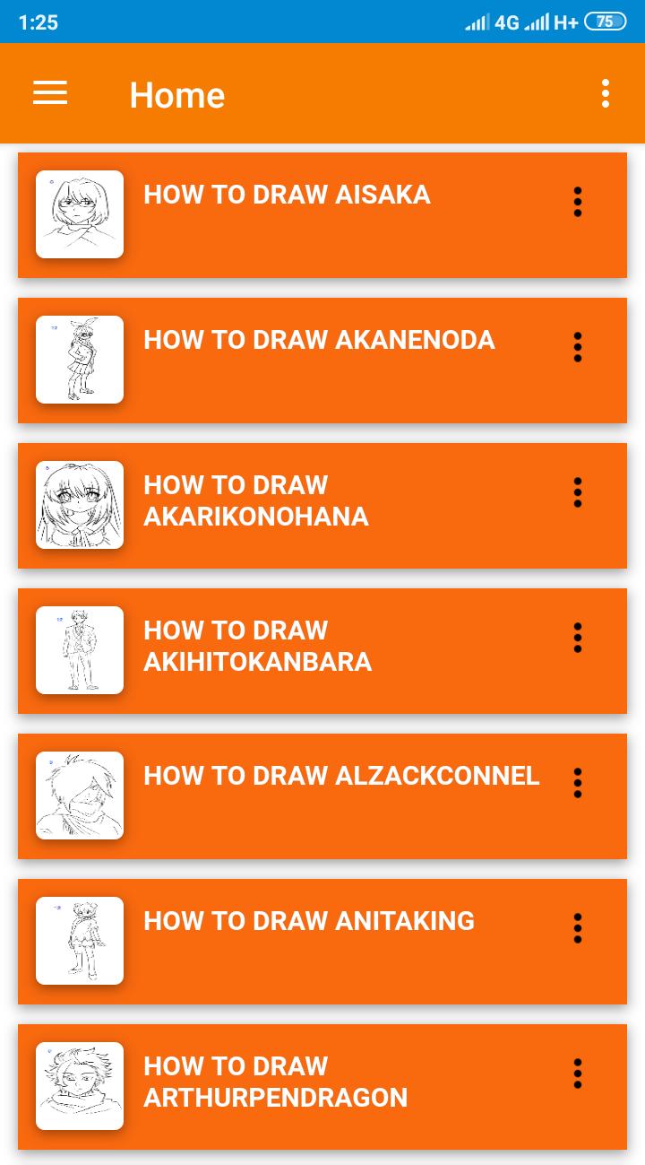 How to draw anime step by step