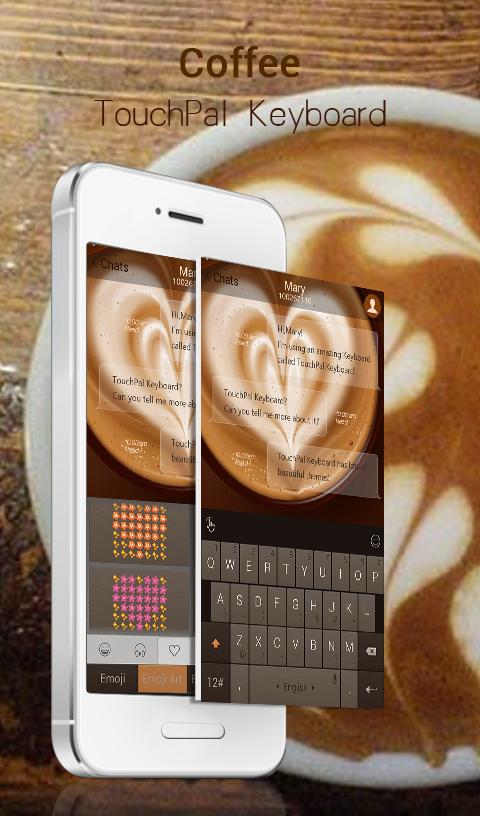 TouchPal Coffee Keyboard Theme