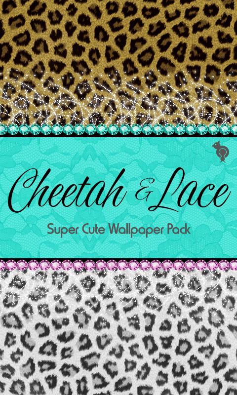 Cheetah & Lace Wallpaper Pack