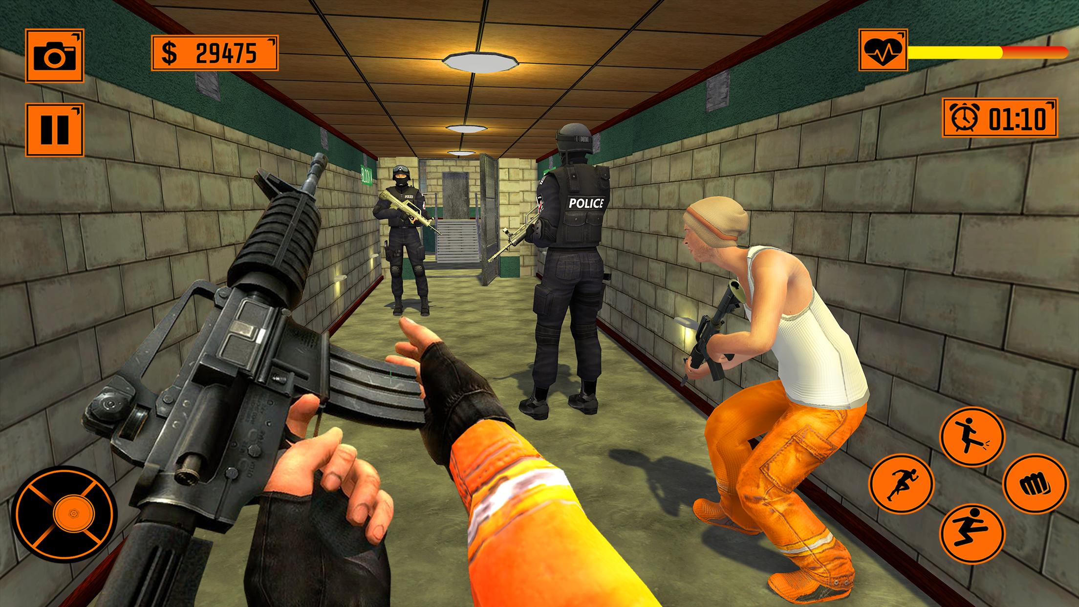 Prisoner jail Shooting Strike