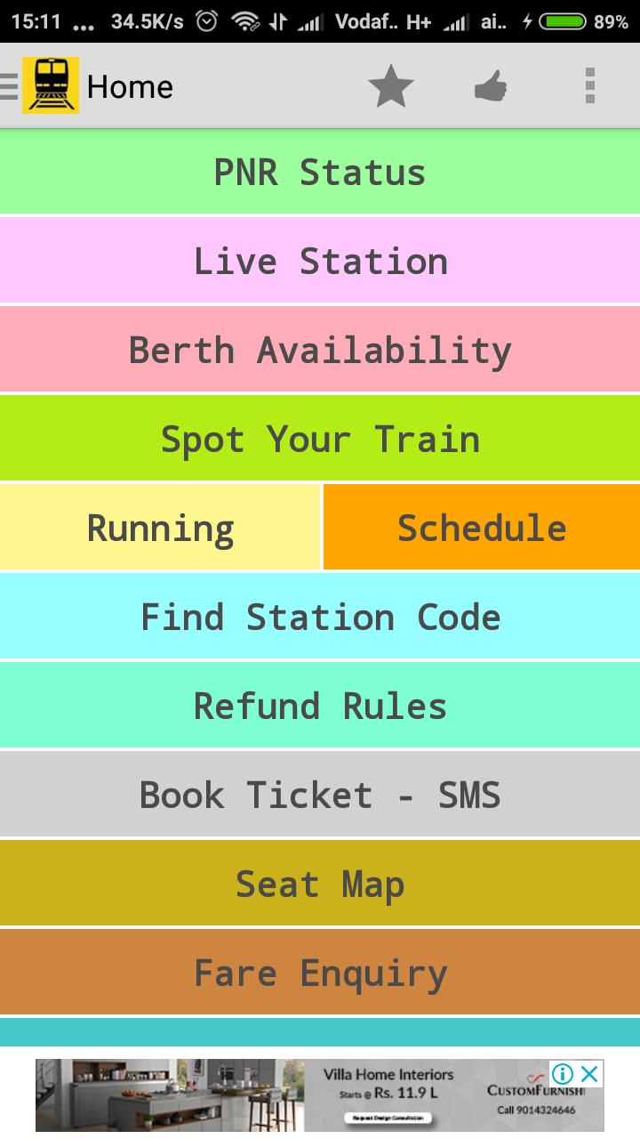 INDIAN RAILWAY AND SMS BOOKING