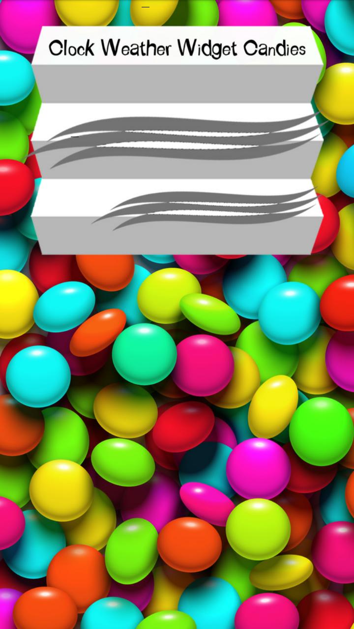 Clock Weather Widget Candies