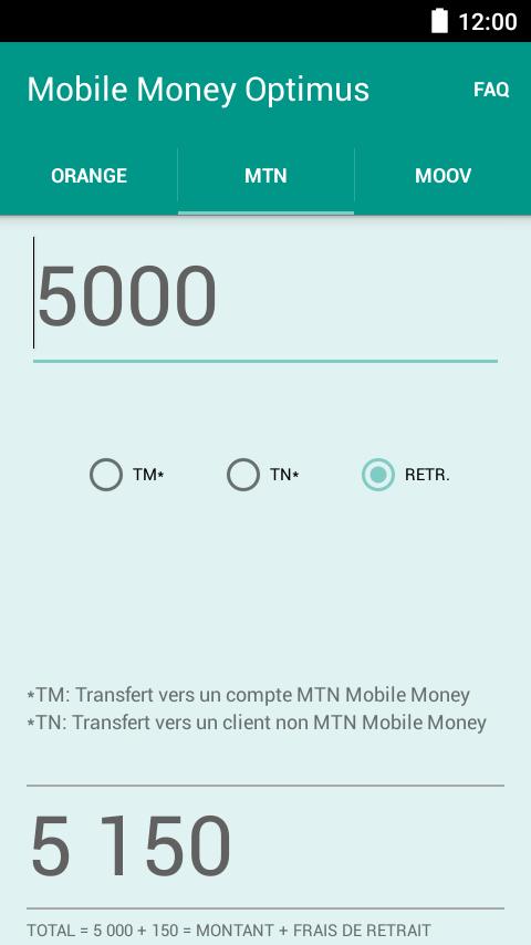 Mobile Money Optimus