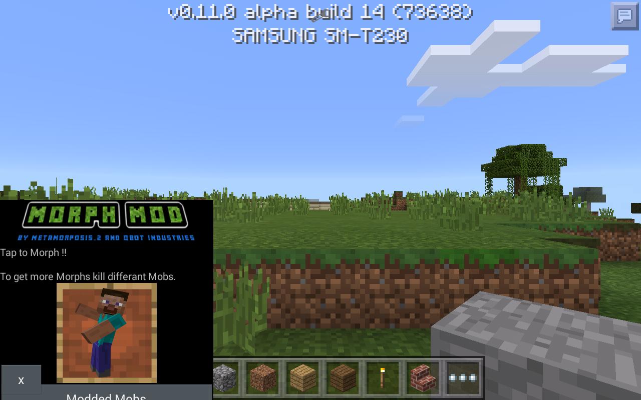 Morph Mod MCPE 0.16.0