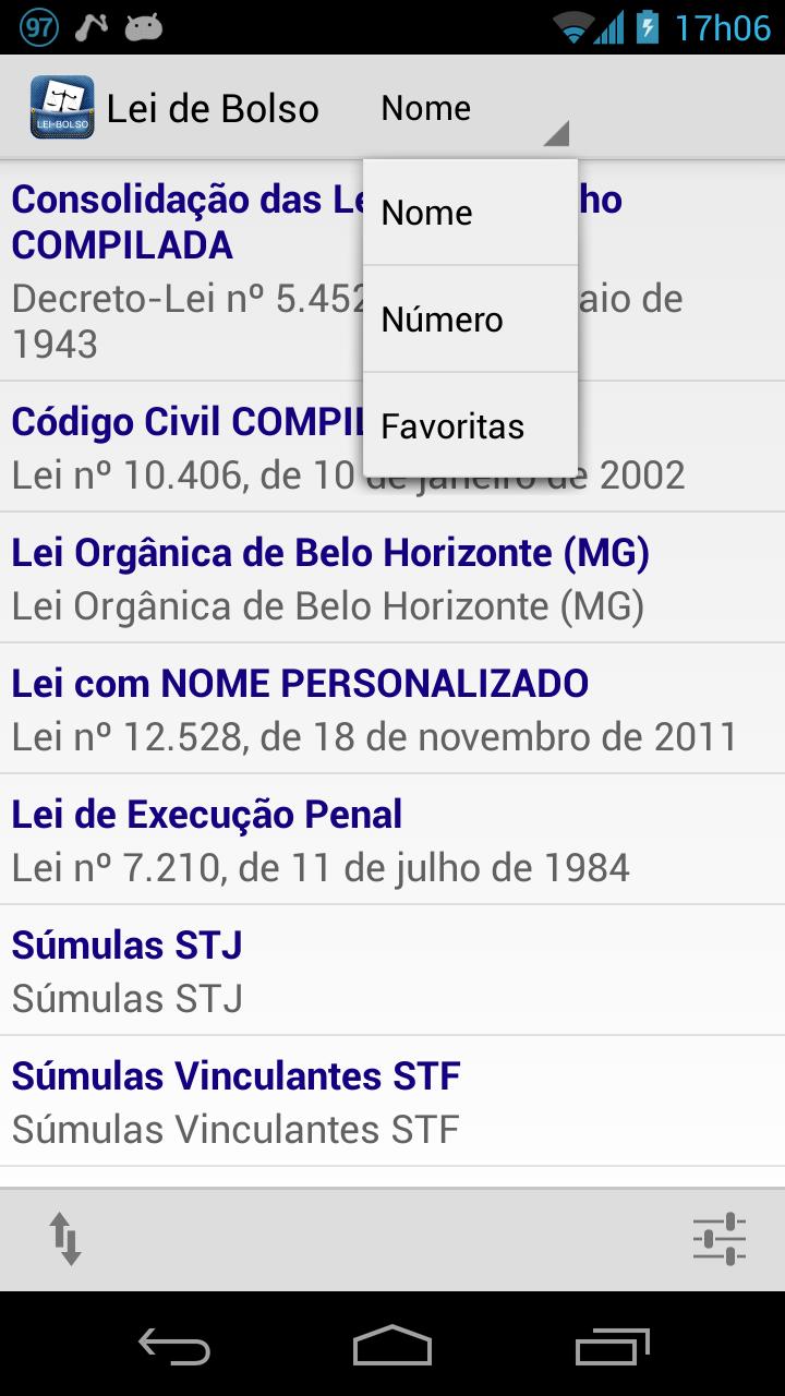 LEI DE BOLSO - Vade Mecum BR