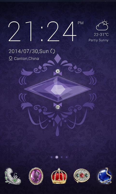 Jewelry GO Launcher Theme