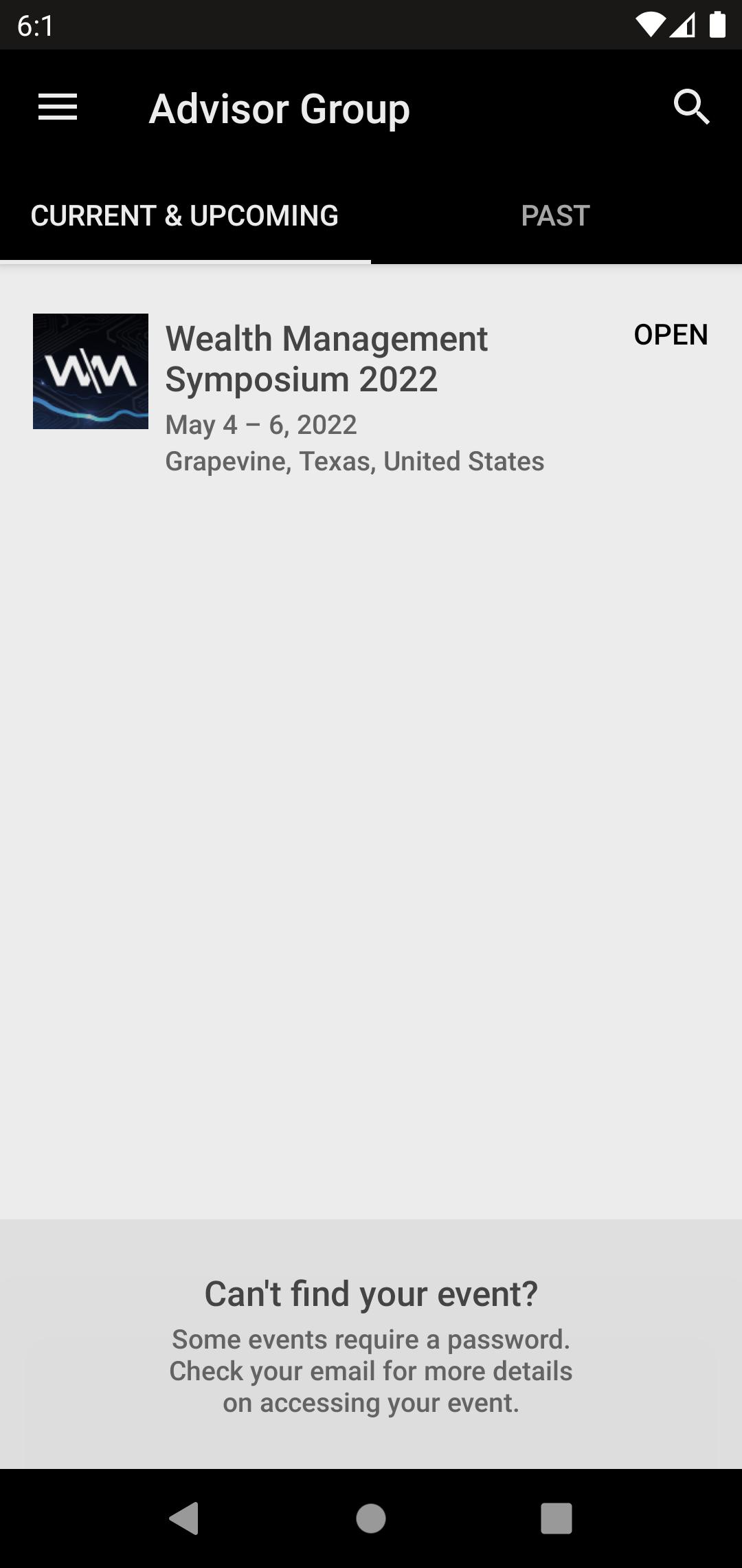 Advisor Group Events