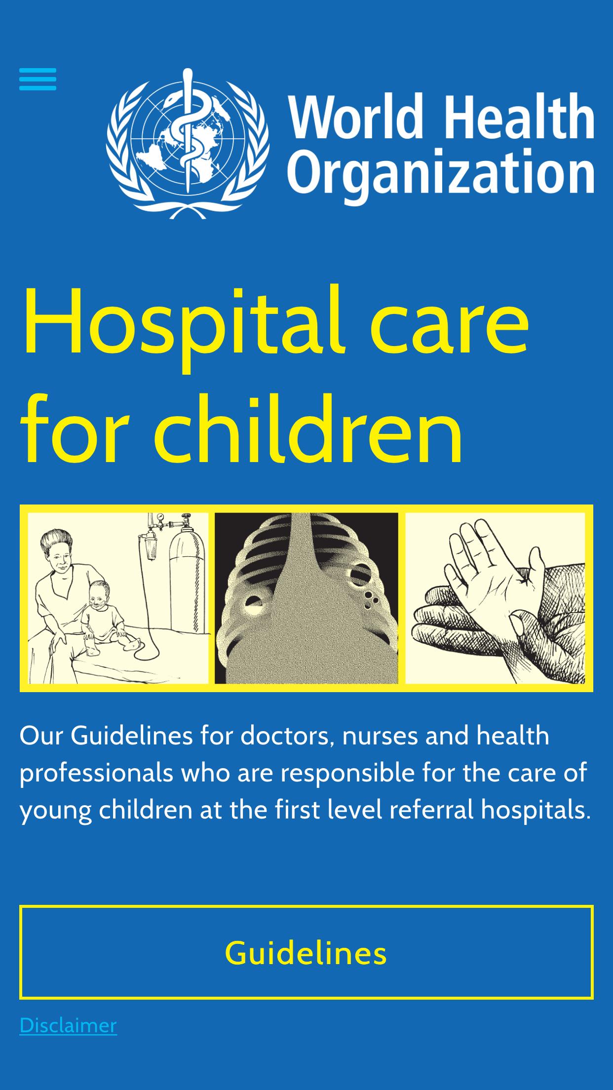 WHO Hospital Care for Children