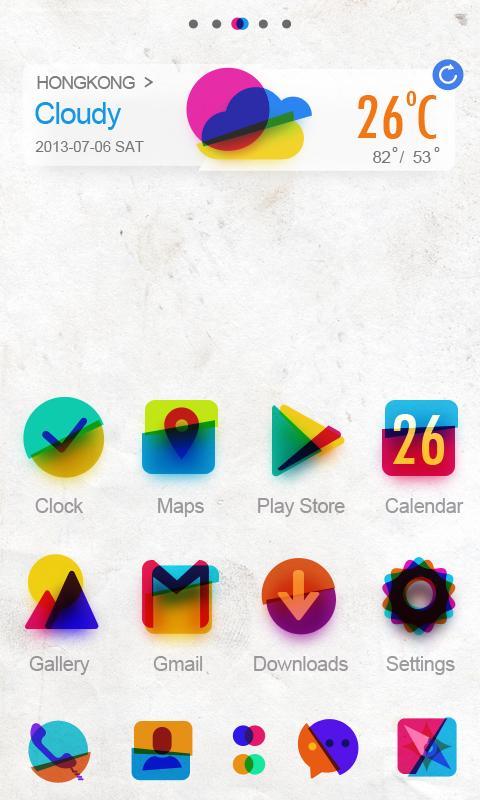 Color Evil GO Launcher Theme