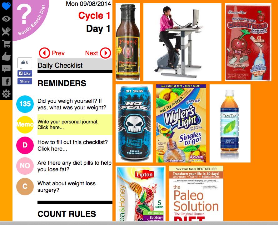 South Beach Diet Practice