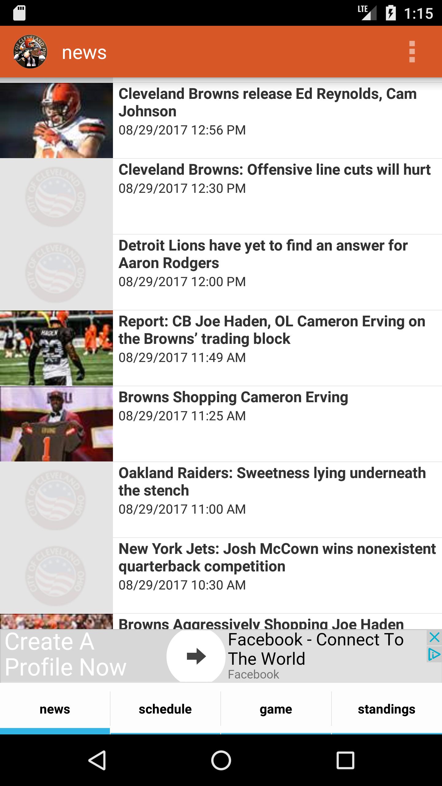Cleveland Football News