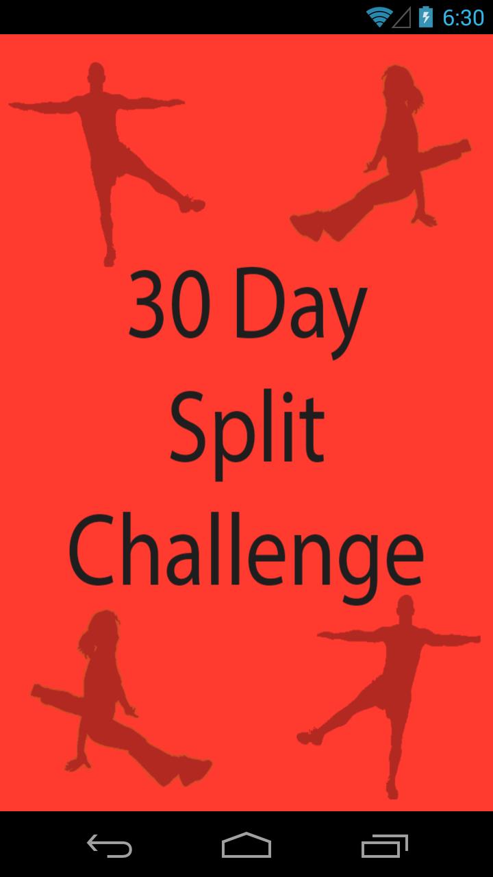 30 Day Splits Challenge