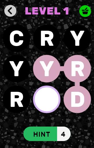 Rhyming word game for kids