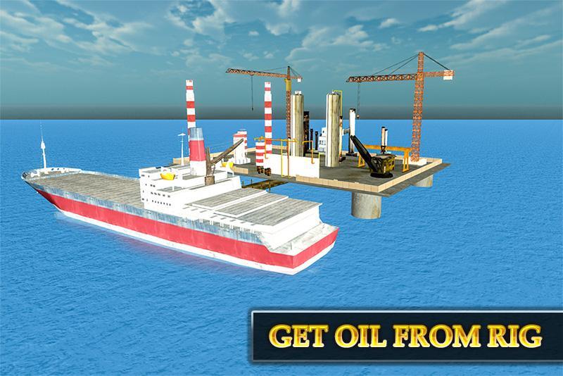 Cargo Ship Oil Transport Truck