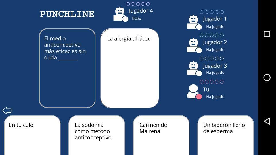 Punchline el juego escandaloso