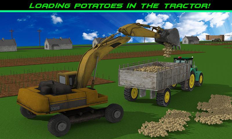 Potato Delivery Tractor